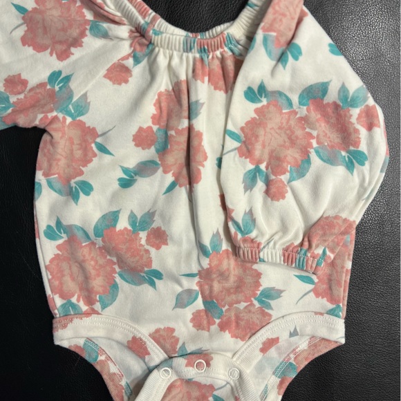 Lullaby Lane matching jogger and floral bodysuit set - 0-3 Months - Picture 2 of 5